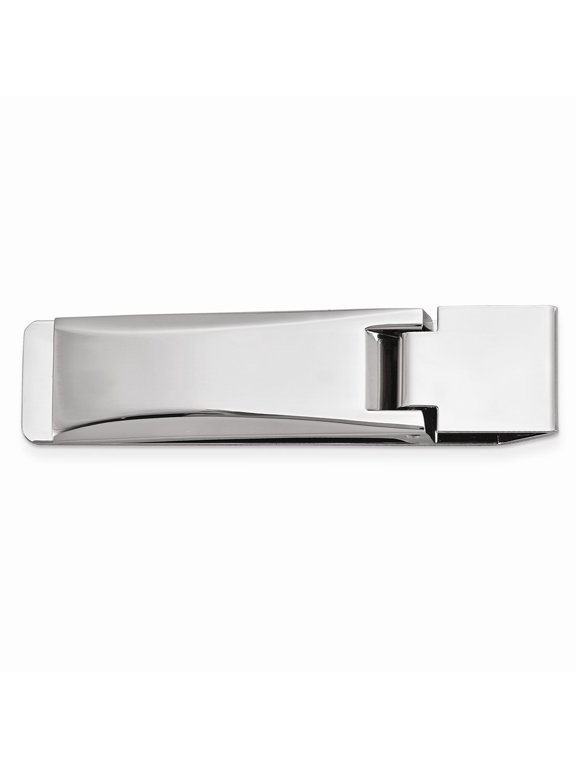 Silver-tone Money Clip - Engravable Personalized Gift Item