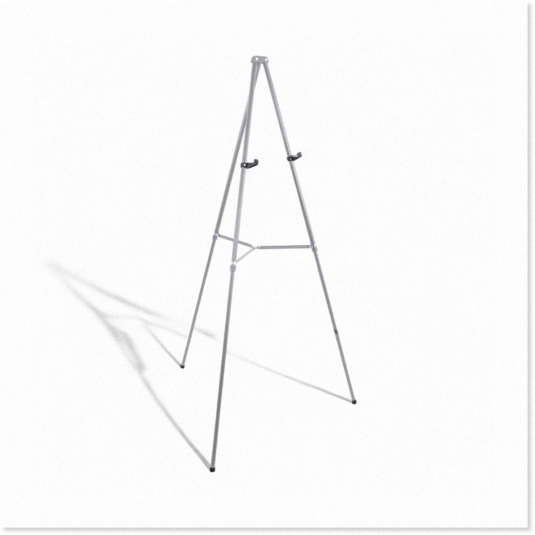 66" Silver Aluminum Adjustable Display Easel Stand
