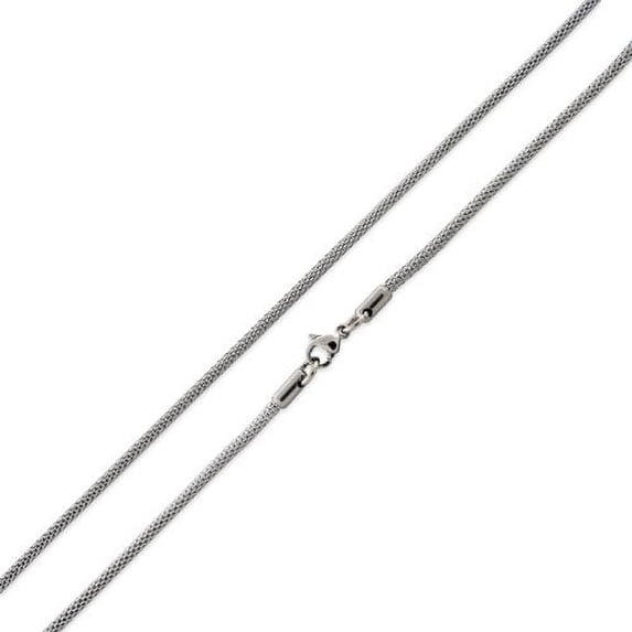 SilverCloseOut Stainless Steel Snake Chain Necklace 3.1mm