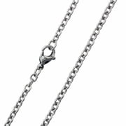 SilverCloseOut Stainless Steel Cable Chain Necklace 3.1mm