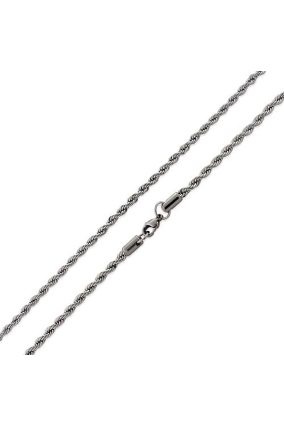Stainless Steel Rope Chain Necklace 4.0mm (16-30 in)