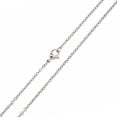 thumbnail image 1 of SilverCloseOut Stainless Steel Dainty Cable Chain Necklace 1.0mm, 1 of 6
