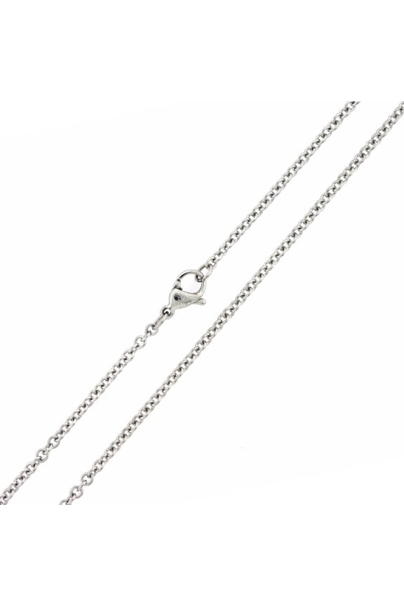 Stainless Steel Dainty Cable Chain Necklace 1.0mm