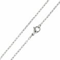 thumbnail image 1 of SilverCloseOut Stainless Steel Womens Thin Rolo Cable Chain 0.9 MM - 22in, 1 of 1