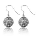 thumbnail image 1 of SilverCloseOut Sterling Silver Womens Bali Round Filigree FishHook Drop Earrings, 1 of 5