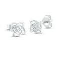 thumbnail image 1 of SilverCloseOut Celtic Knot Earrings, Sterling Silver, Women's Studs 6mm, 1 of 8