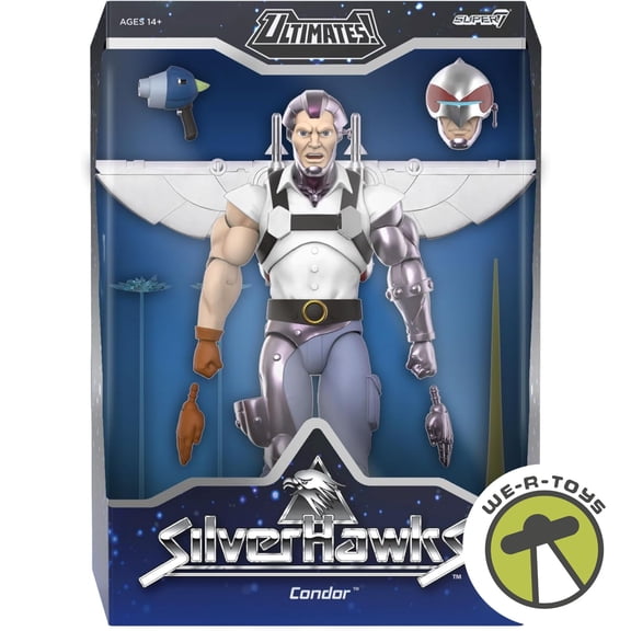 SilverHawks ULTIMATES Wave 7 Condor Toon Action Figure Super7