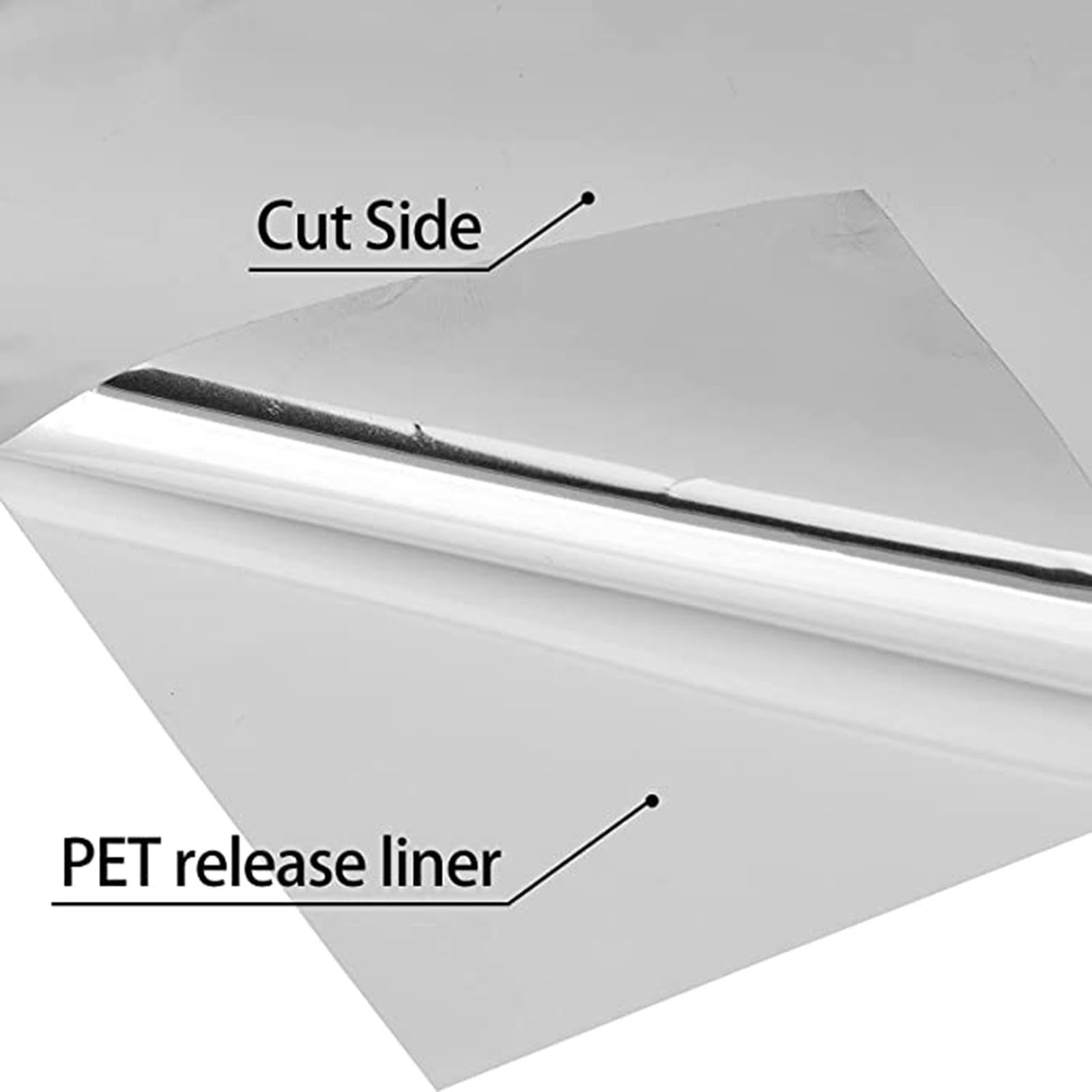 SilverPermanent Adhesive Self Adhesive Vinyl Roll for Cricut, Decal