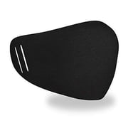 Washable Disposable Black Face Masks, 2 Ply Adjustable Mask, 5 Pack, One Size Fits All, OSFA