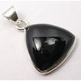 thumbnail image 1 of SilverStarJewel 925 Silver Black Onyx Pendant 1" Women Fashion Jewelry, 1 of 3