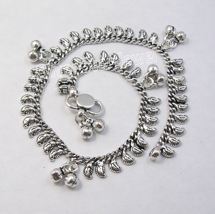 SilverStarJewel 925 Sterling Silver Collectible Handcrafted 10" Anklet 1 Pc. Women's Jewelry