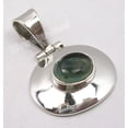 thumbnail image 1 of SilverStarJewel .925 Sterling Silver Fiery Oval Apatite Richfeel Hinge Pendant 1.1" Handmade, 1 of 3