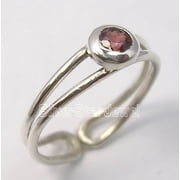 SilverStarJewel 925 Sterling Silver Original Garnet Gemstone Inexpensive Adjustable Toe Ring