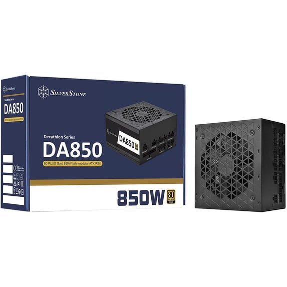 SilverStone DA850 Gold DA850-G 850 W ATX 80 PLUS GOLD Certified Full Modular Power Supply