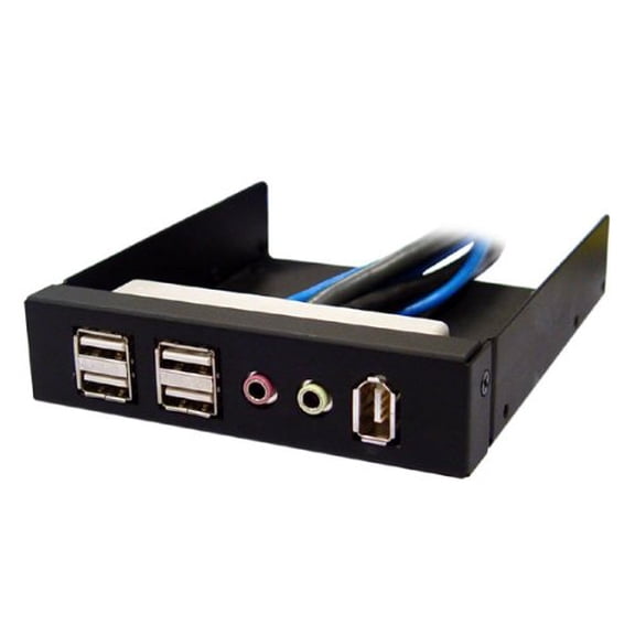 SilverStone FP32B-E 3.5 in. USB-Audio Front Panel, Black