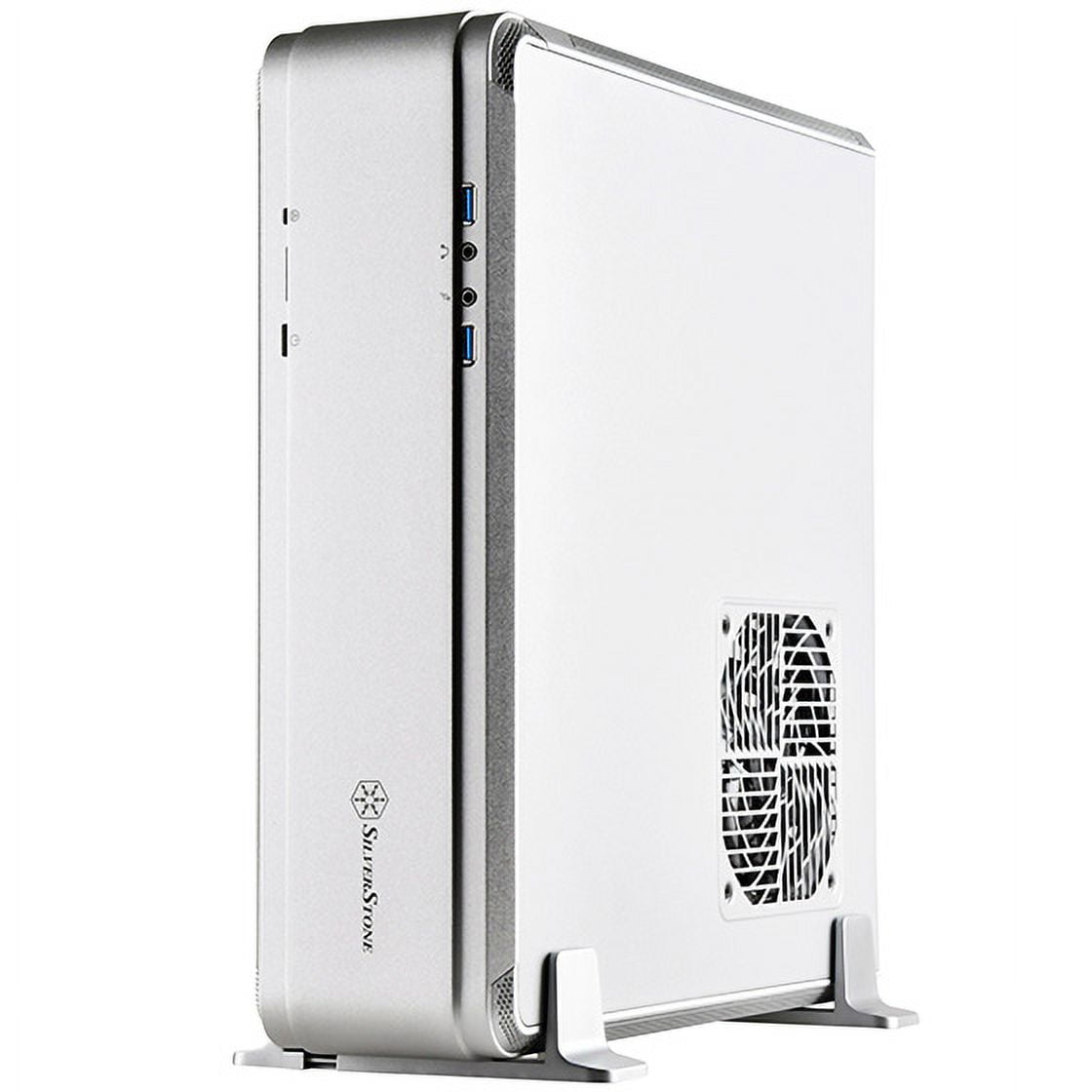SilverStone Technologies FTZ01S-E Aluminum Unibody ITX Small Form Factor Computer Case, Silver