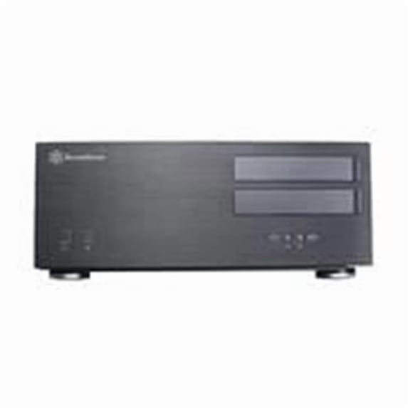 SilverStone Grandia Series GD08B No Power Supply ATX HTPC Case - Black