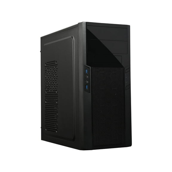 Silver Stone Technologies PS13B Black Plastic Panel, steel Body ATX Tower Computer Case Compatible with Standard PS2 Power Supply