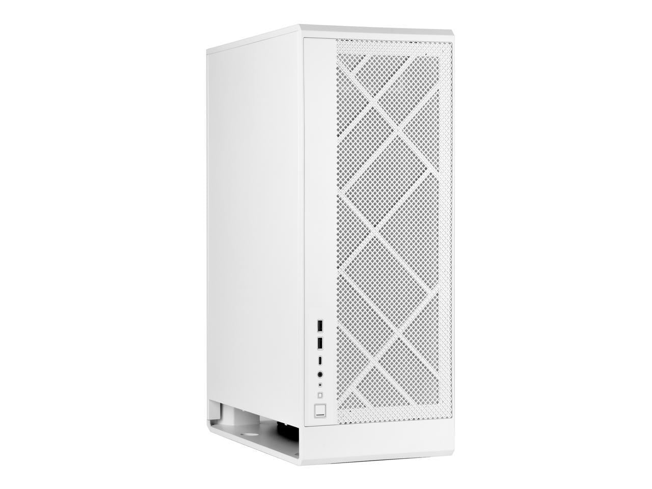 SilverStone Technology SG16W Sugo 16 Mini-ITX Cube Chassis with All Steel Construction, White