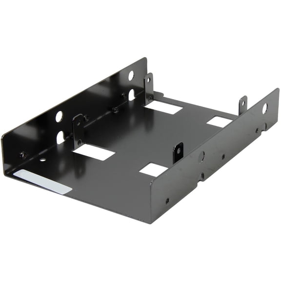SilverStone SST-SDP08B Drive Bay Adapter for 3.5", Nickel, Black