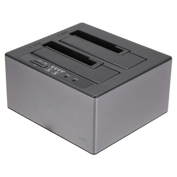 SilverStone SST-TS12C Aluminum Body, High Quality Metal, Plastic-ABS Cover Black SATA I / II / III USB 3.1 Gen 2 up to 10 Gb/s (Compatible with USB 3.1 Gen 1 / 2.0 / 1.1) External Hard Drive Docking