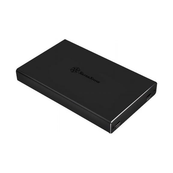 SilverStone SST-TS15B Aluminum 2.5" Black SATA I/II/III USB 3.1 External Enclosure