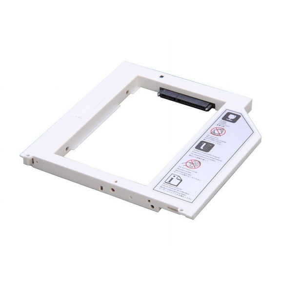 SilverStone TS08 9.5mm Height 2.5" SATA HDD/SSD Caddy for Laptop / 2.5" SSD/HDD Conversion Tray (White)