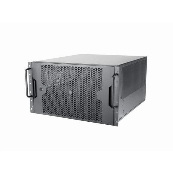 SilverStone Technology RM600 6U Rackmount Chassis  - Dual PSU Compatibility -Triple 360mm Radiator Support