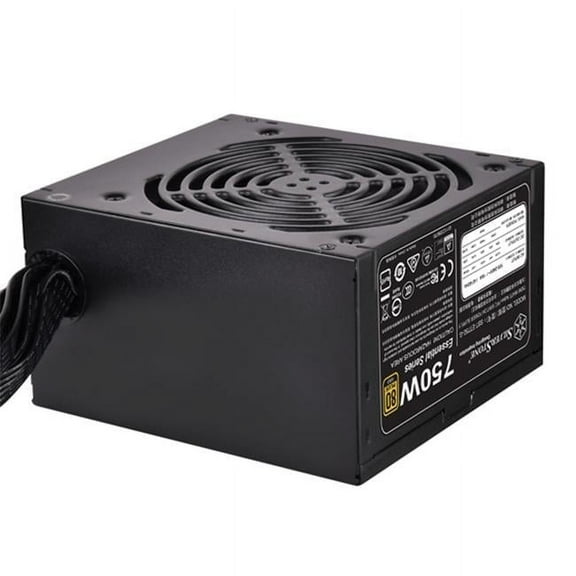 SilverStone Technologies 750 watt 80 Plus Gold ATx PC Power Supply, Black