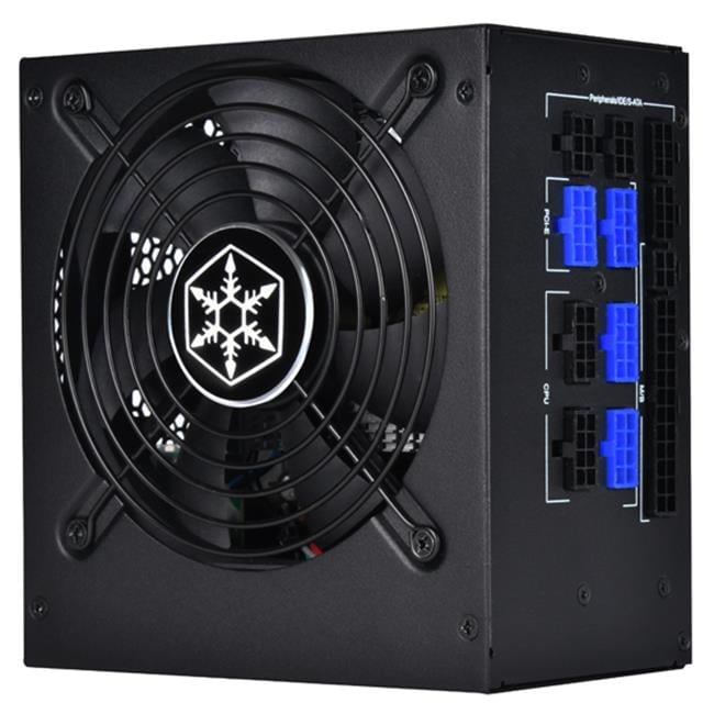SilverStone Technologies  850 watt 140 mm Computer Power Supply PSU Fully Modular with 80 Plus Gold & Design Power Supply, Black