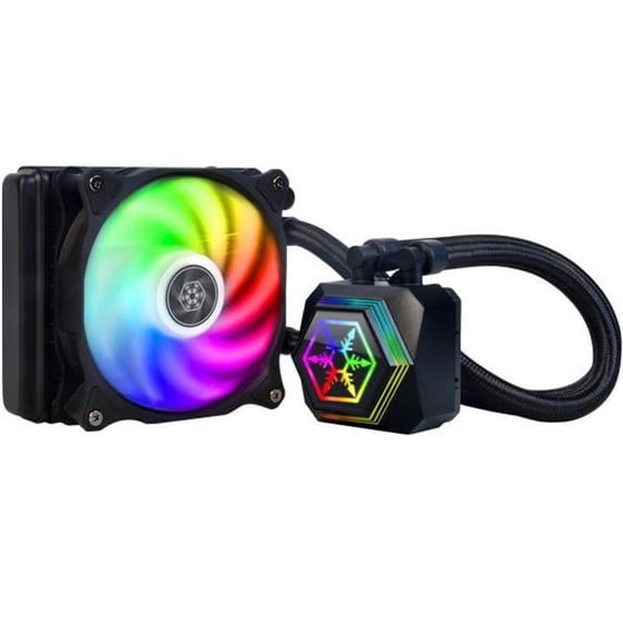 AIO CPU liquid cooling/ARGB/Single 120mm PWM fan/MCT pump/Universal Intel & AMD socket solution