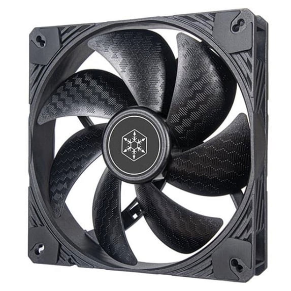 SilverStone Technology SF140B 140 x 25 mm Shark Force 140 Performance Enhanced PWM Fan, Black