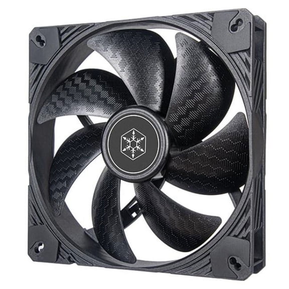 SilverStone Technology SF140B 140 x 25 mm Shark Force 140 Performance Enhanced PWM Fan, Black