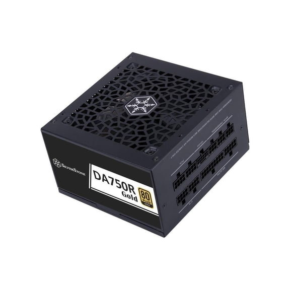 SilverStone DA750R-GMA 750 W ATX 3.0 Compatible 80 PLUS GOLD Certified Full Modular Active PFC (PF>0.9 at full load) PFC Power Supply