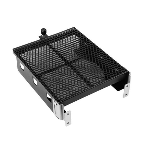 Auto lock handle for convenient fixation of 2U rackmount to cabinet