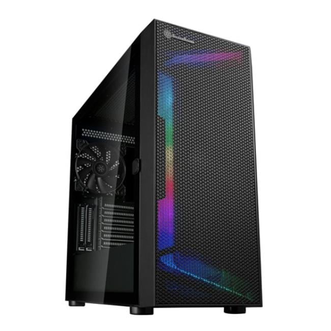 SilverStone Technology SEH1B-G Seta H1 Mid-Tower Case with ARGB Lighting