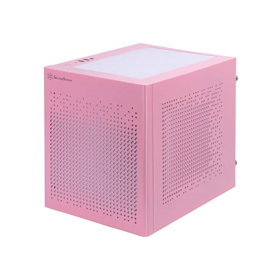 SilverStone Technology SUGO 16 Pink Mini-ITX Small Form Factor case with All Metal Construction, SST-SG16P