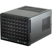 SilverStone Technology Ultra Compact Mini-ITX Computer Case with Mesh Front Panel Black SST-SG13B-USA SG13B-USA USA - NEWEST VERSION