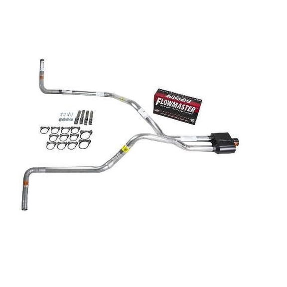 Silverado 07-13 dual exhaust 2.5 pipe Flowmaster Super 10  Side Exit