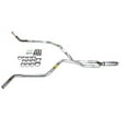 thumbnail image 1 of Silverado 88-95 dual exhaust 2.5 pipe Glass Pack muffler  Corner exit, 1 of 1