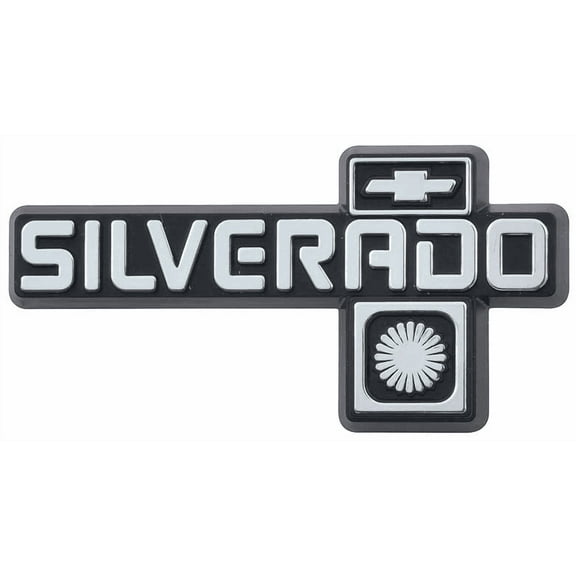Silverado Dash Panel Emblem For 1981-1987 Chevy Trucks GM Licensed