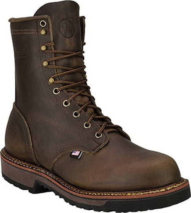 Silverado Men's 8" Moc Toe Work Boot (U.S.A.) 7782B | Shoes