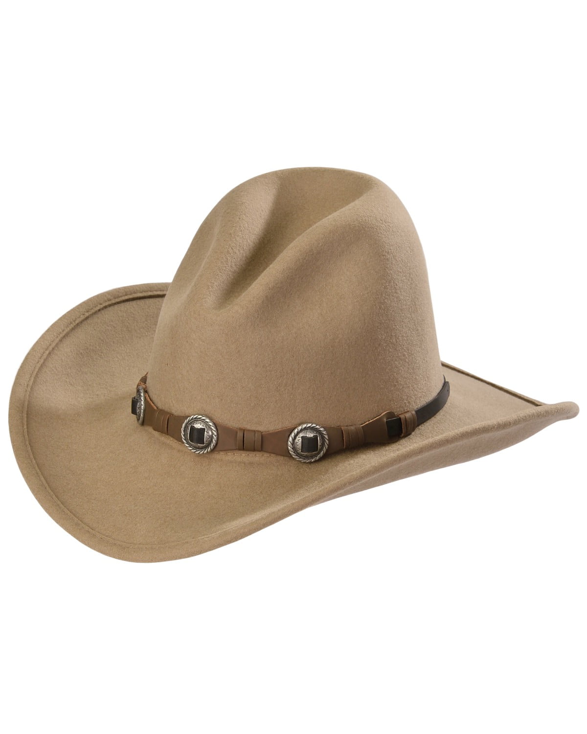 UDIYO Cowboy Hat Hollow Out Curled Edge Wide Brim,Men & Women's