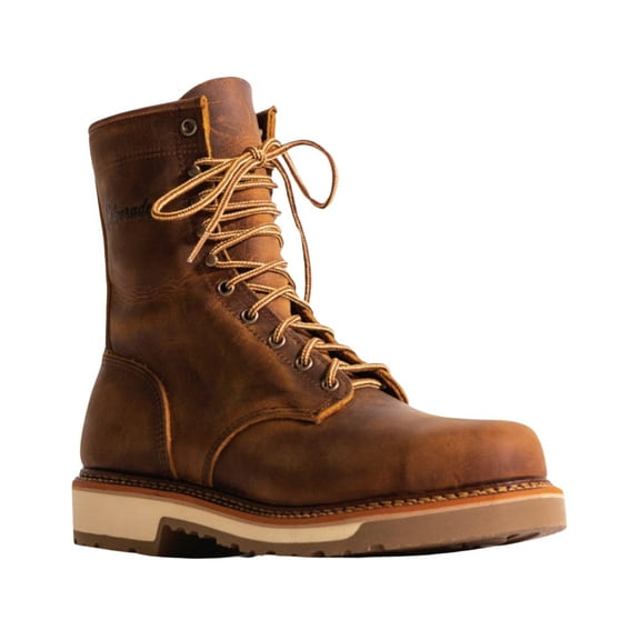 Silverado Men's Lace-Up Work Boot Steel Toe Tan 13 D(M) US