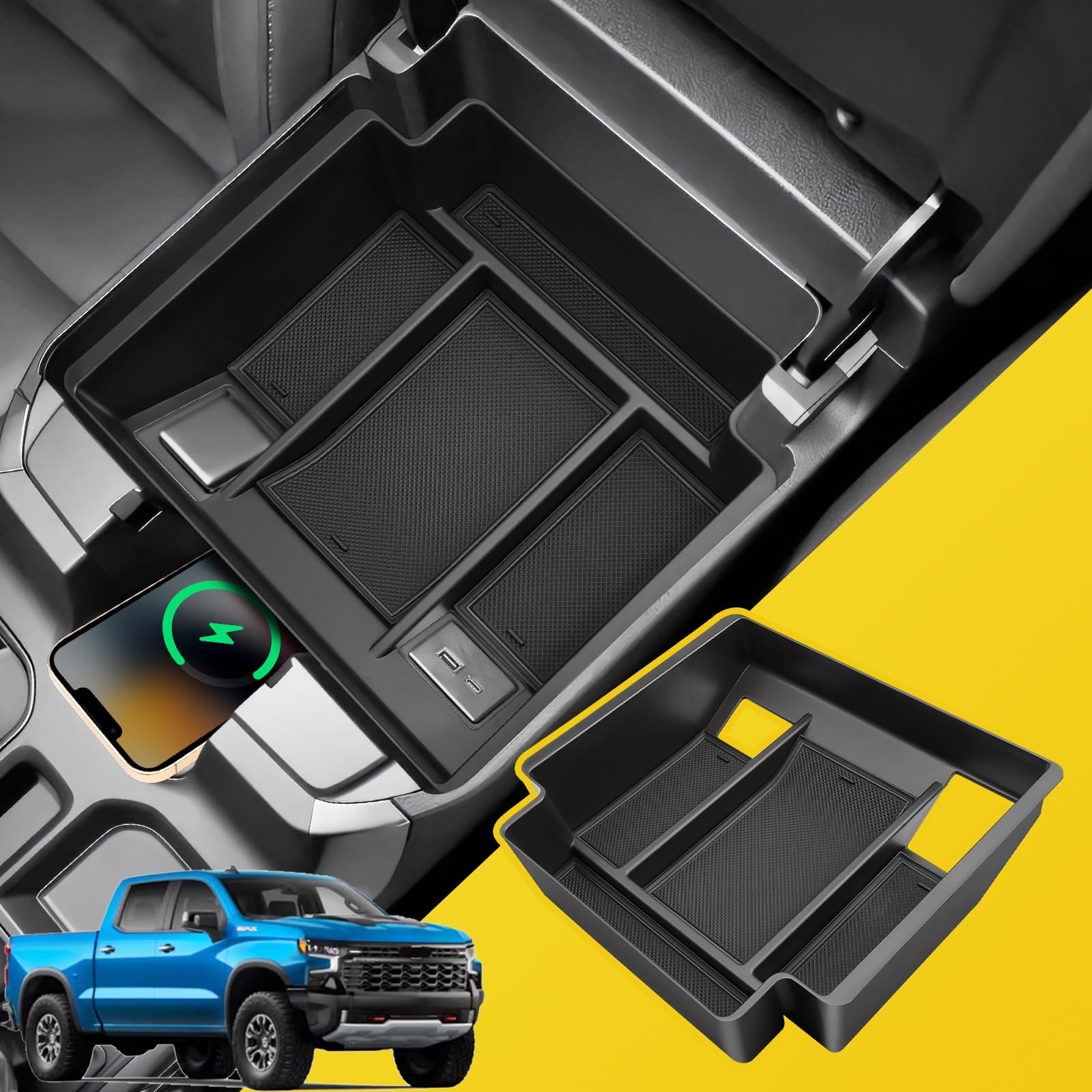 for Silverado & Sierra 2022 2023 2024 Bucket Seat Center Console