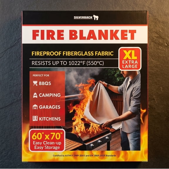 Silverback 60 in. x 70 in. Fire Blanket