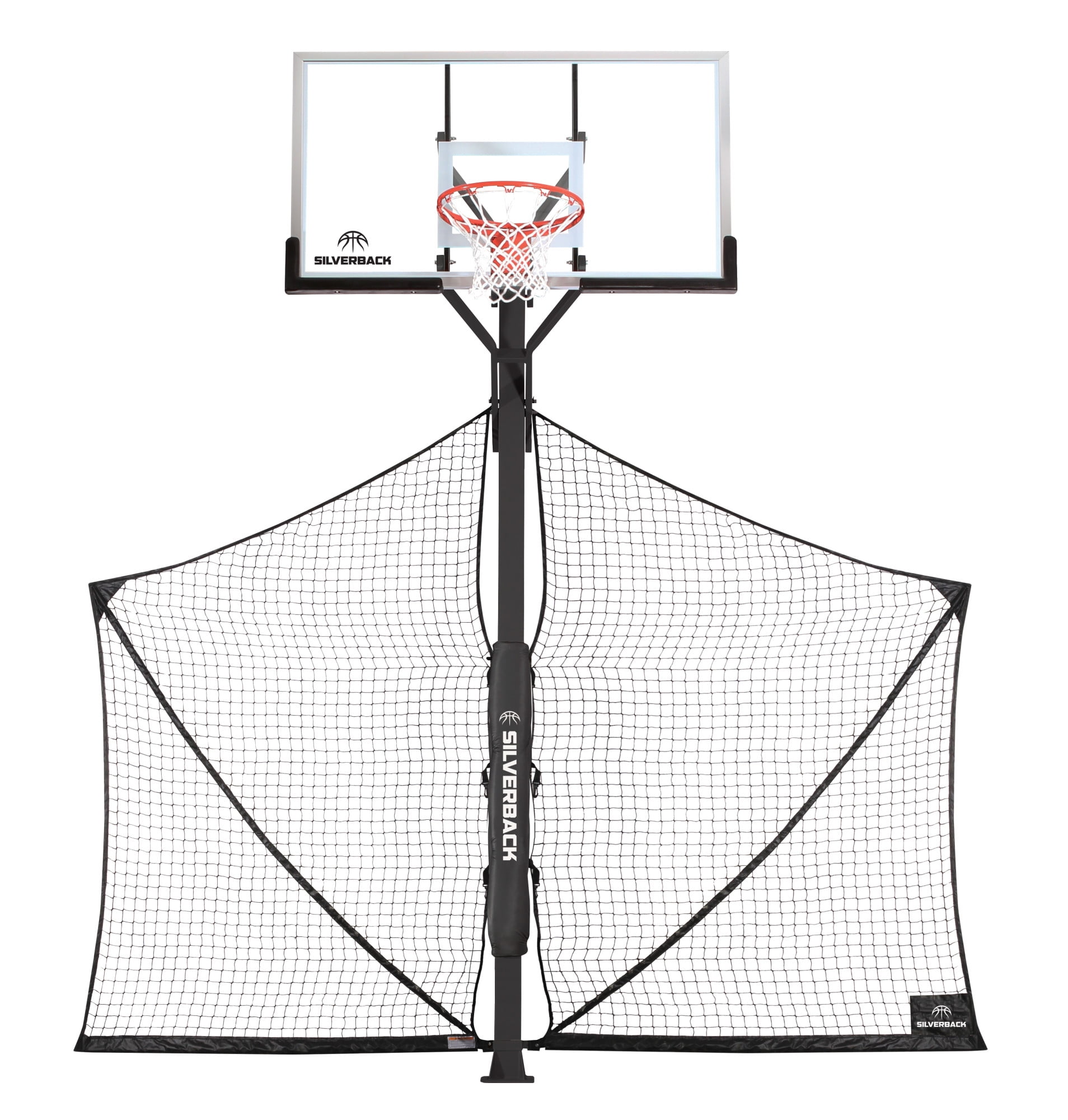 Silverback Basketball Yard Guard Defensive Net System Rebounder with