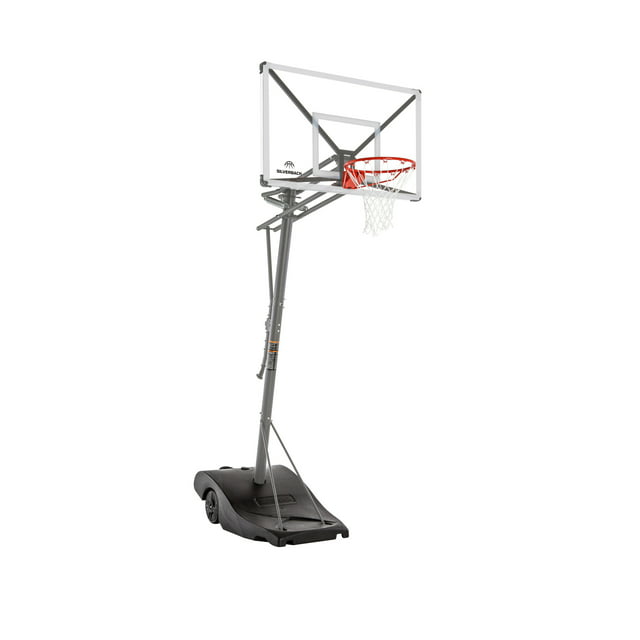 Silverback SBX 54 In. Backboard Portable Basketball Height-Adjustable Hoop System