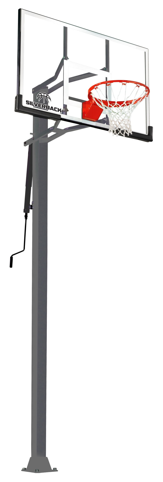 Silverback SBX 54" InGround HeightAdjustable Basketball System with