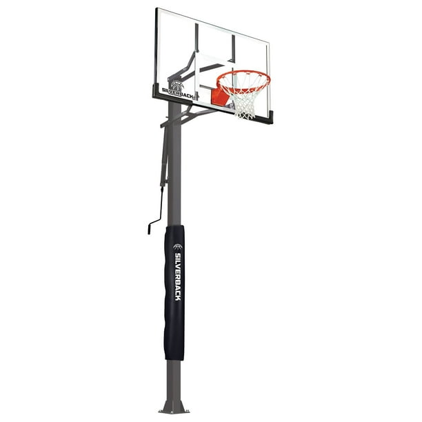Silverback SBX 60 In. In Ground Basketball System with Adjustable